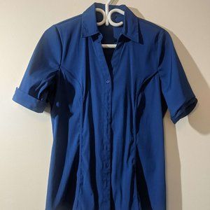 Reitmans Blue Button Down Blouse